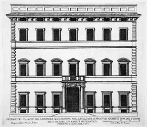 Palazzo du cardinal Alesandrino, Piazza SS Apostoli, Rome, de 